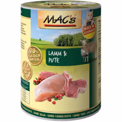 MAC's 815, Adulte, Toutes races, Dinde, 400 g, Sans grain