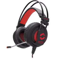 SPEEDLINK SL-860002-BK, Avec fil, Jouer, 20 - 20000 Hz, 404 g, Casque, Noir, Rouge