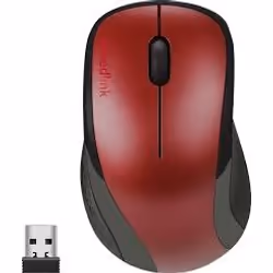 SPEEDLINK Kappa, Droitier, Optique, RF sans fil, 1600 DPI, Noir, Rouge