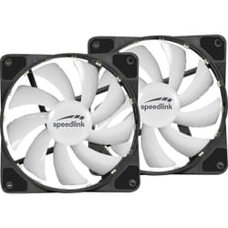 SPEEDLINK SL-600606-MTCL système de refroidissement d’ordinateur Boitier PC Ventilateur 12 cm Noir, Blanc