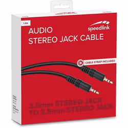 SPEEDLINK SL-170301-BK câble audio 1,5 m 3,5mm Noir