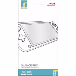 SPEEDLINK GLANCE PRO, Protecteur d'écran, Résistant aux rayures, Protection d'écran transparent, Nintendo, Switch Lite, 2 piè ...