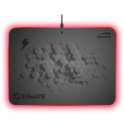 SPEEDLINK ENMATE RGB Tapis de souris de jeu Gris