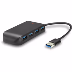 SPEEDLINK SL-140108-BK, USB 3.2 Gen 1 (3.1 Gen 1) Type-A, USB 3.2 Gen 1 (3.1 Gen 1) Type-A, 5000 Mbit/s, Noir, Statut, 0,2 m