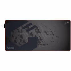 SPEEDLINK SL-620106-BK, Noir, Image, Caoutchouc, Alimenté par port USB, Multicolore, Tapis de souris de jeu