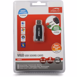 SPEEDLINK SL-8850-SBK carte sons USB