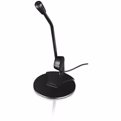 SPEEDLINK Pure Desktop, Microphone de PC, Avec fil, 3,5 mm (1/8"), Noir, 1,7 m
