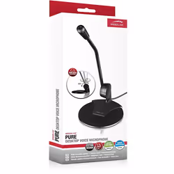 SPEEDLINK Pure Desktop Noir Microphone de PC