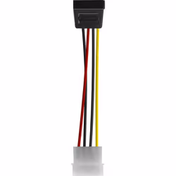 SPEEDLINK SL-170501-BK câble SATA 0,15 m Molex (4-pin) SATA 15 broches Multicolore