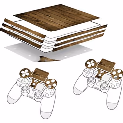 SPEEDLINK SL-450700-WOOD1, Adhésifs, PlayStation 4, Bois naturel