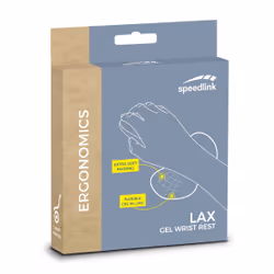 SPEEDLINK SL-620800-BK repose-poignet Gel, Caoutchouc, Velours Noir