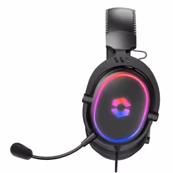 SPEEDLINK CONUX RGB Casque Avec fil Arceau Jouer USB Type-A Noir