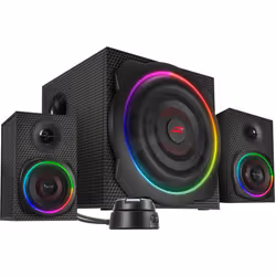 SPEEDLINK SL-830100-BK, 2.1 canaux, Avec fil &sans fil, 60 W, 40 - 20000 Hz, Noir