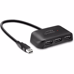 SPEEDLINK SL-140004-BK, USB 2.0, USB 2.0, 480 Mbit/s, Noir, Statut, 0,2 m