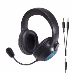 SPEEDLINK TYRON, Avec fil, Jouer, 310 g, Écouteurs, Noir