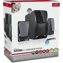 SPEEDLINK EUFONIA 2.1 set d'enceintes 50 W Universel Noir 2.1 canaux 1-voie