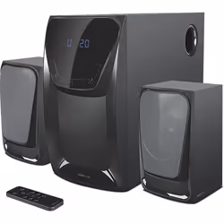 SPEEDLINK EUFONIA 2.1 set d'enceintes 50 W Universel Noir 2.1 canaux 1-voie