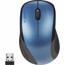 SPEEDLINK KAPPA, Droitier, Optique, RF sans fil, 1600 DPI, Noir, Bleu