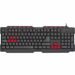 SPEEDLINK Ferus, Taille réelle (100 %), Avec fil, USB, Noir