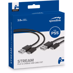 SPEEDLINK STREAM câble USB 3 m USB A USB C Noir