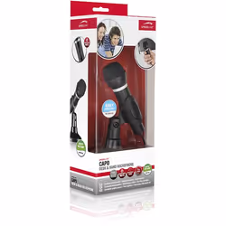 SPEEDLINK CAPO Noir Microphone de karaoké