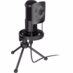 SPEEDLINK AUDIS PRO, Microphone de table, -13,5 dB, 20 - 20000 Hz, 1200 Ohm, 24 bit, 176 kHz