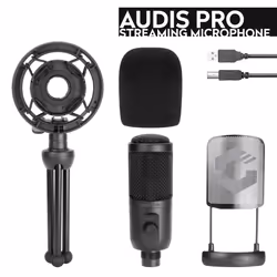 SPEEDLINK AUDIS PRO Noir Microphone de table