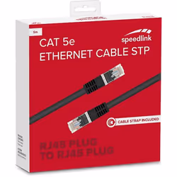 SPEEDLINK SL-170408-BK câble de réseau Noir 5 m Cat5e U/FTP (STP)