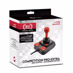 SPEEDLINK Competition Pro Extra Noir, Rouge USB 1.1 Joystick Analogique Android, PC - Vue supplémentaire 4