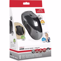 SPEEDLINK AXON, Droitier, Optique, RF sans fil, 2200 DPI, Noir