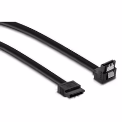 SPEEDLINK SL-170500-BK, 0,45 m, SATA III, Femelle, Noir, Haut, Droit