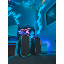 SPEEDLINK TOKEN RGB Noir Avec fil &sans fil 6 W - Vue supplémentaire 8