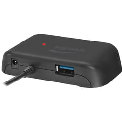 SPEEDLINK SL-140202-BK hub & concentrateur USB 3.2 Gen 1 (3.1 Gen 1) Type-C 5000 Mbit/s Noir