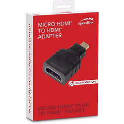 SPEEDLINK SL-170007-BK changeur de genre de câble Micro-HDMI HDMI Noir