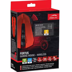 SPEEDLINK Fortus souris Droitier RF sans fil Optique 2400 DPI