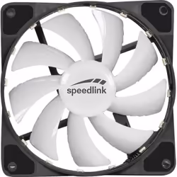 SPEEDLINK MYX, Ventilateur, 12 cm, 1200 tr/min, 65 cfm, Noir, Blanc
