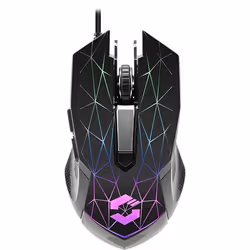 SPEEDLINK Reticos RGB, Droitier, USB Type-A, 10000 DPI, Noir