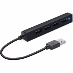 SPEEDLINK SNAPPY SLIM, USB 2.0, 480 Mbit/s, Noir, 0,08 m, Noir