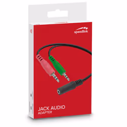 SPEEDLINK SL-170305-BK câble audio 2 x 3.5mm 3,5mm Noir