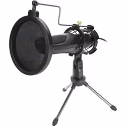 SPEEDLINK AUDIS, Microphone de table, -30 dB, 50 - 16000 Hz, 2200 Ohm, Avec fil, USB