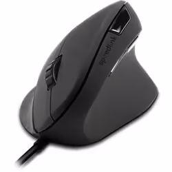 SPEEDLINK Piavo, Droitier, Conception verticale, Optique, USB Type-A, 2400 DPI, Noir