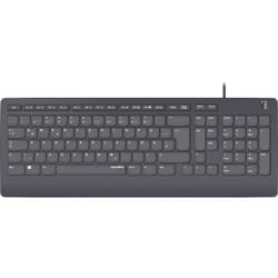 SPEEDLINK SL-640009-BK clavier USB QWERTZ Allemand Noir