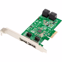 Dawicontrol DC-624E RAID, SATA, PCI Express x2, 0, 1, 5, 10, JBOD, Windows 2000, Windows 7 Home Basic, Windows 7 Home Basic x ...