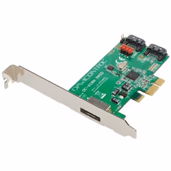 Dawicontrol DC-610E RAID, SATA, 0, 1, JBOD, 5 Gbit/s, Marvell 88SE9128, 2 canaux, CE, FCC
