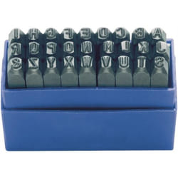 Kukko - Jeu de lettres à frapper 329 27 pièces majuscules a - z - 329-206