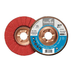 Disque à lamelles sltt Ceramic d. 125 mm granulation 40 plat INOX/acier grain céramique co