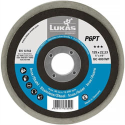 Lukas Plateau de polissage P6PT Ø 125 mm Ø d'alésage 22,23 mm - A671712580014