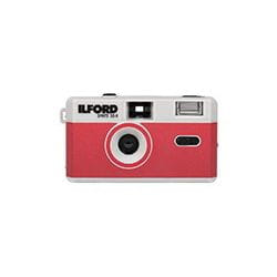 Ilford Sprite 35-II Caméra-film compact 35 mm Rouge, Argent