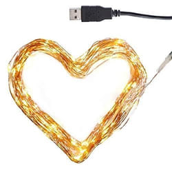 Guirlande lumineuse à LED - CLAUSS - 100 lumières - 10 mètres - Blanc chaud - Vintage