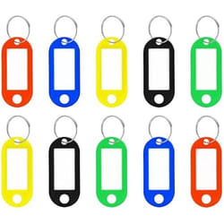 Étiquettes pour clés - WESTCOTT - E-10655 - Lot de 10 - Protégées contre leau - Multicolores